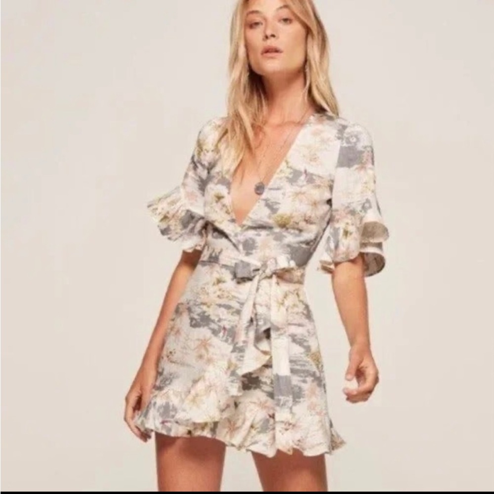 REFORMATION Kelsey wrap dress XS